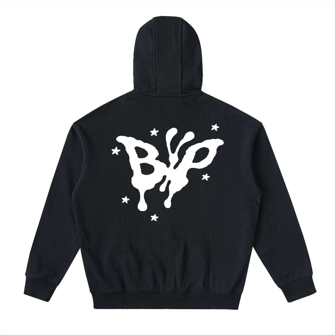 Drop-Shoulder Zip Up Hoodie