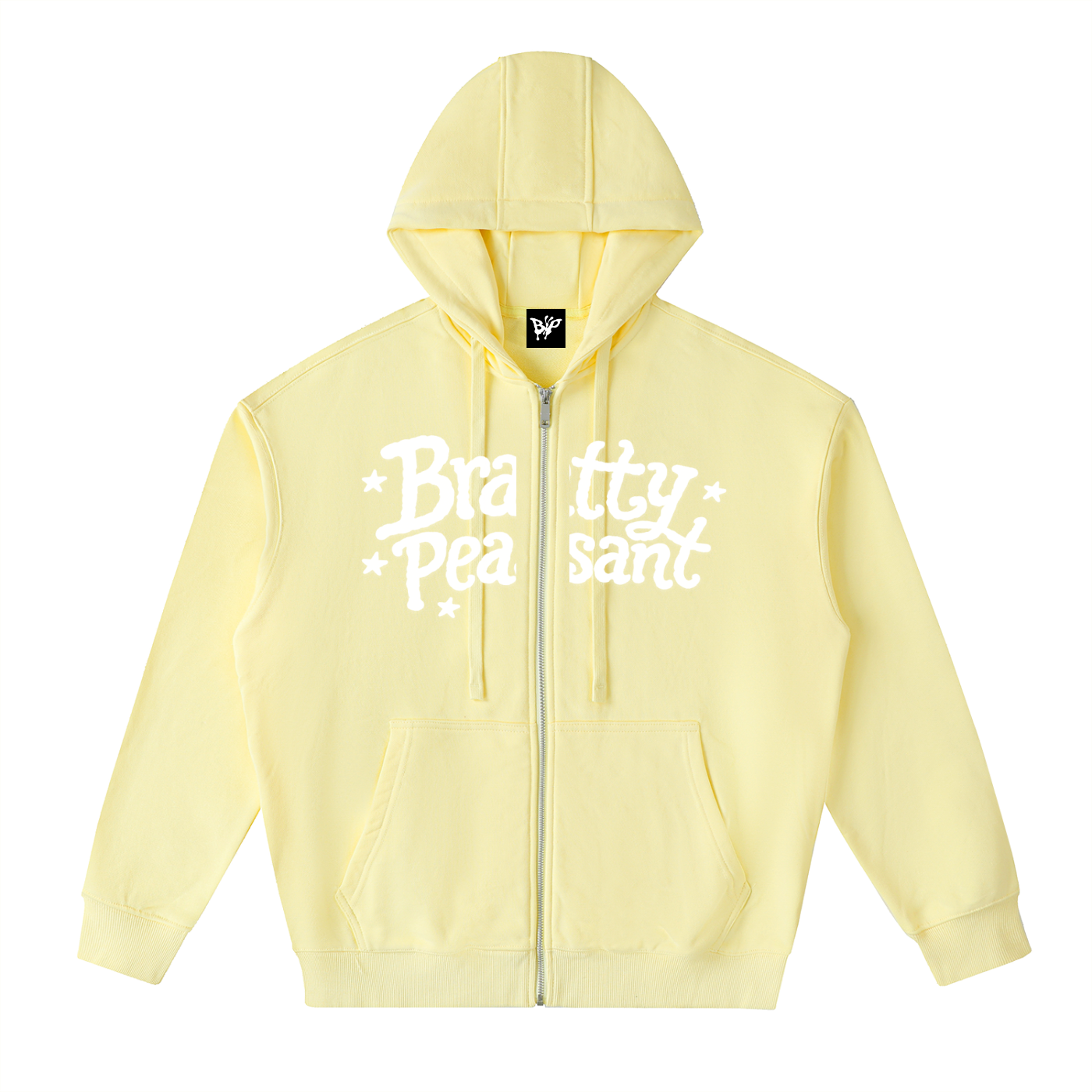 Drop-Shoulder Zip Up Hoodie