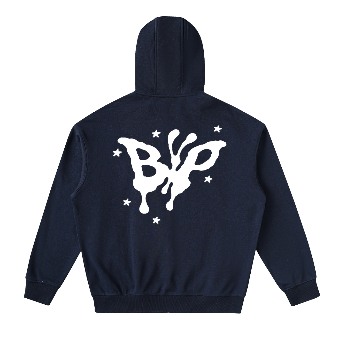 Drop-Shoulder Zip Up Hoodie